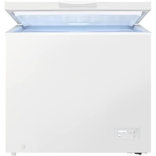 Zanussi ZCAN38FW1 Arcón congelador, Capacidad 371 Litros, 3 cestos, Compresor Inverter, Congelación Rápida, Display LCD, Alarma acústica y visual luminosa, Blanco