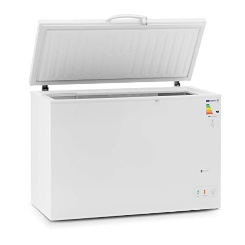 Royal Catering Arcón Congelador Cámara Profesional RCFZ-255 (Volumen: 242 L, Refrigerante: R600a, Rango de temperatura: -25 a -18 °C)