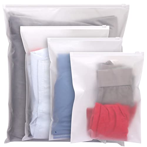 Skycase 20 bolsas grandes congeladas para ropa, reutilizables, bolsas de almacenamiento para zapatos, impermeables, bolsas de plástico con cierre a presión para ropa, hospital, hogar, viajes