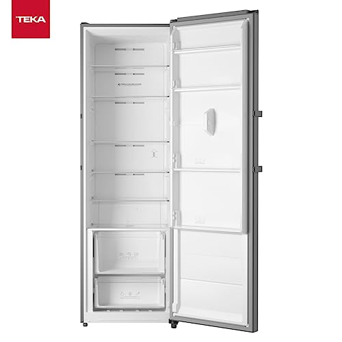 Teka | Frigorífico de una puerta de libre instalación Full No Frost | RSL 75640 SS | Acero Inoxidable | 185 x 59,5 x 61,8 cm
