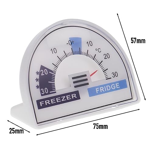 Termómetro para nevera o congelador con zona de temperatura recomendada