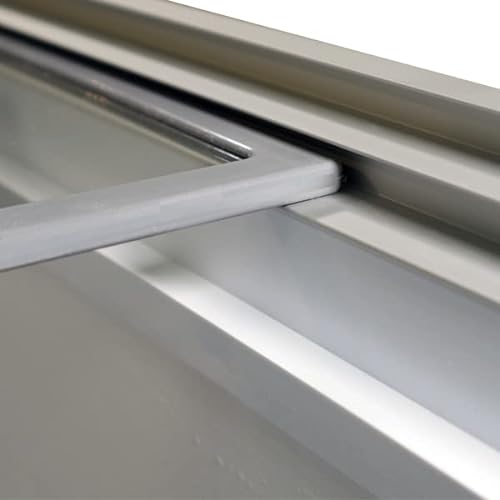 MBH – Congelador horizontal profesional con puerta de cristal 385 litros para hostelería. Arcón congelador industrial expositor puertas correderas - MADE IN EUROPE (1298 x 629 x 892 mm / 385 L)