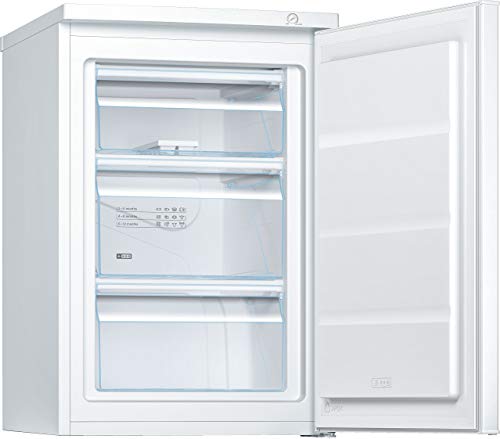 Bosch Hausgeräte GTV15NWEA Serie 2 - Mini congelador (85 x 56 cm, 82 L, 3 cajones transparentes, color blanco)